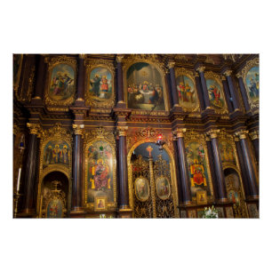 Póster Iglesia Ortodoxa Griega de la Santísima Trinidad