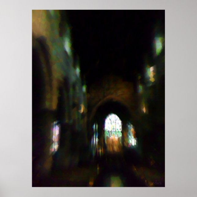 Póster Iglesia Oscura (Frente)