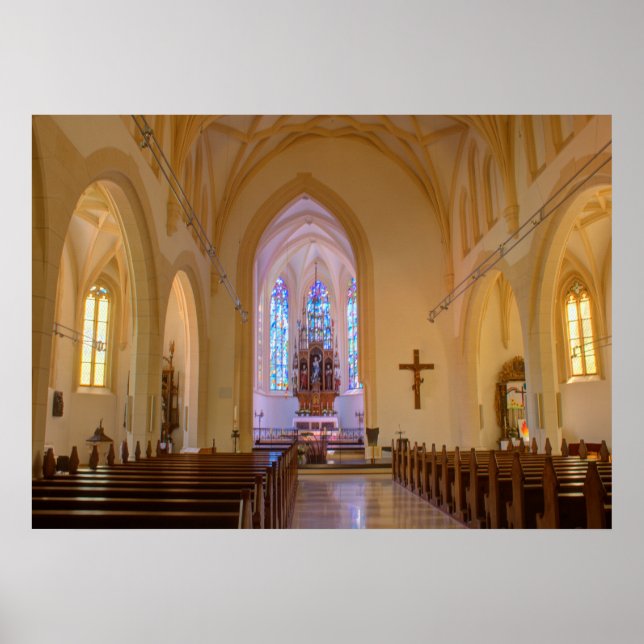 Póster Iglesia parroquial de Heiligenstädter St. Michael (Frente)