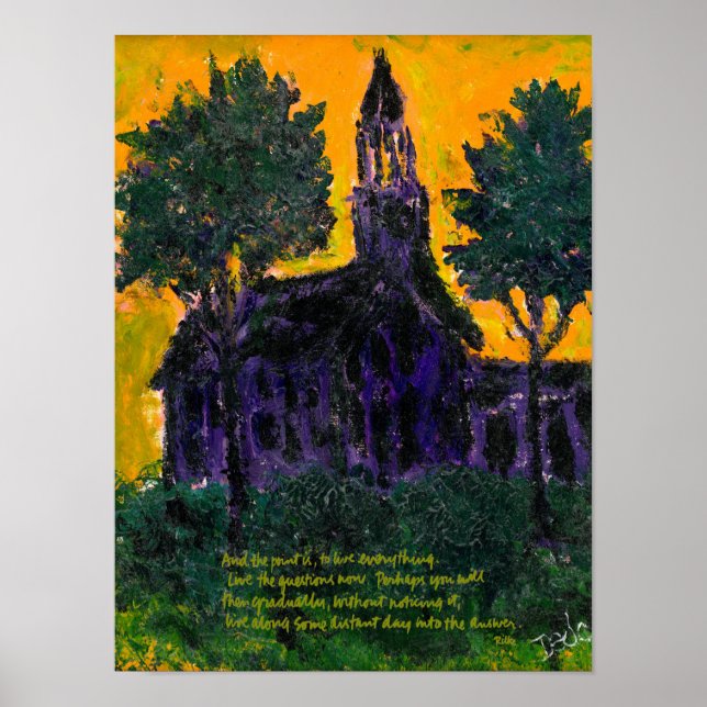 Póster Iglesia púrpura (Frente)