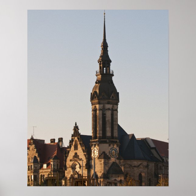 Póster Iglesia Reformada Leipzig, Alemania (Frente)