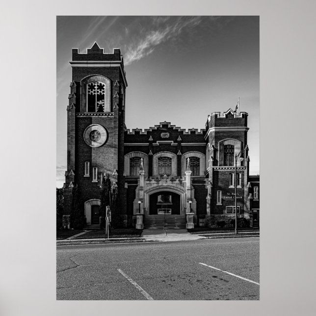 Póster Iglesia Unida de San Pablo Thunder Bay No 1 (Frente)