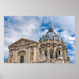 Póster Iglesia Val-de-Grace y hospital del ejército en Pa