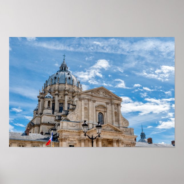 Póster Iglesia Val-de-Grace y hospital del ejército en Pa (Frente)