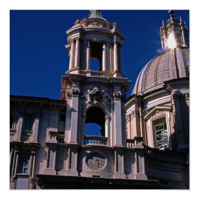 Póster Iglesias Roma Italia (Anverso)