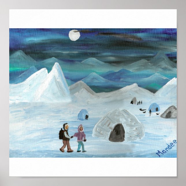 Póster iglú (Frente)