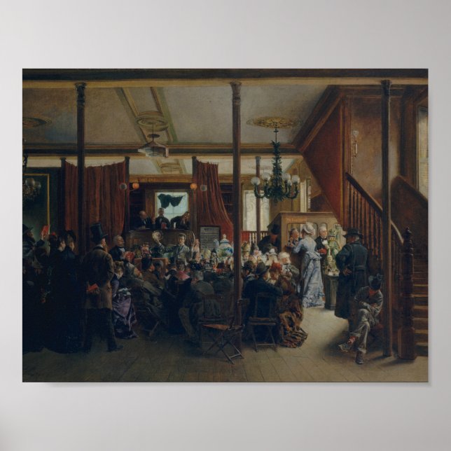 Póster Ignacio de Leon y Escosura - Subasta (Frente)