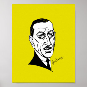Póster Igor Stravinsky