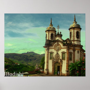 Póster Igreja São Francisco de Assis, Ouro Preto, el
