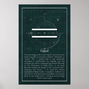 Póster Igual