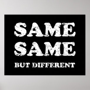 PÓSTER IGUAL PERO DIFERENTE