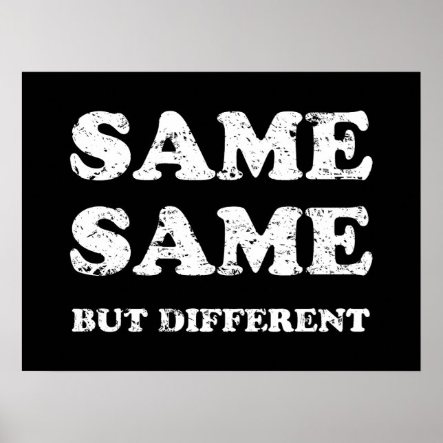 PÓSTER IGUAL PERO DIFERENTE (Frente)