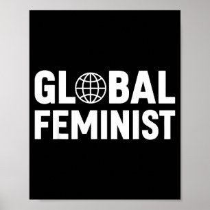 Póster Igualdad de Empoderamiento de Mujeres Feministas G