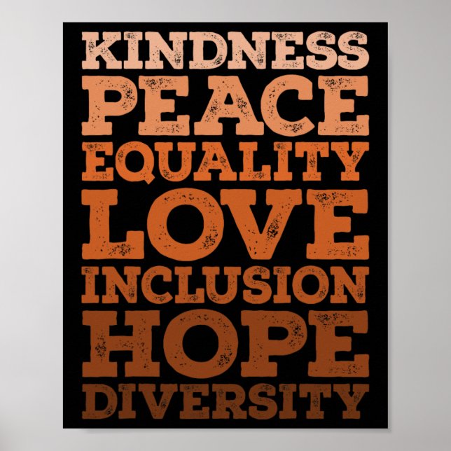 Póster Igualdad de la diversidad de amor decimonovena his (Frente)