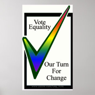 Póster Igualdad de Voto