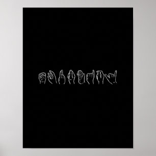 PÓSTER IGUALDAD EN EL LENGUAJE DE SIGNOS - BLANCO - .PNG