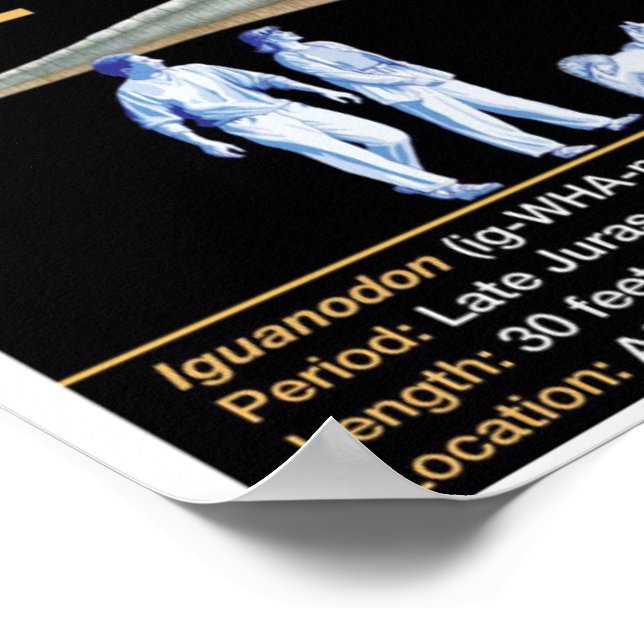 Póster Iguandon - Biology Jurassic (Esquina)