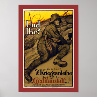 Póster ¿Ihr? - 7.º préstamo de guerra (frontera)