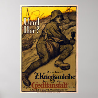 Póster ¿Ihr? - 7.º préstamo de guerra (lienzo)