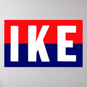 Póster Ike 1952 para el presidente
