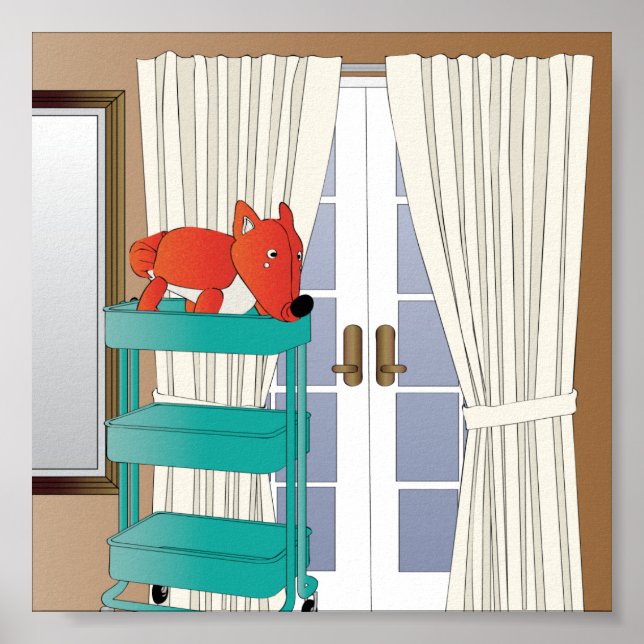Póster Ikea Interiors Fox Poster (Frente)
