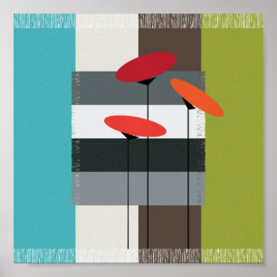 Póster Ikea Throws Stripes Poster