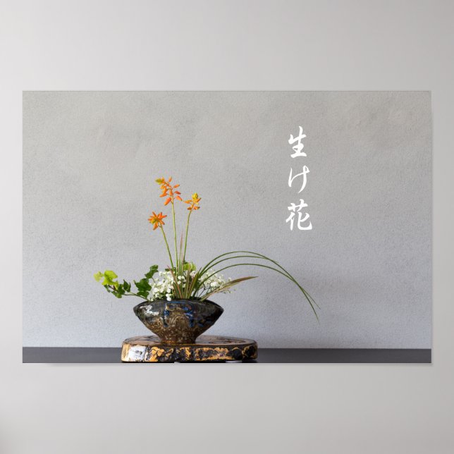 Póster ikebana (Frente)