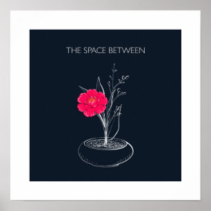 Póster Ikebana - el espacio entre