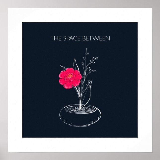 Póster Ikebana - el espacio entre (Frente)