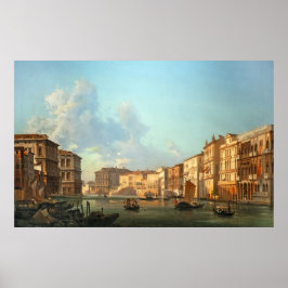 Póster Il Canal Grande Verso Ca’ Pesaro