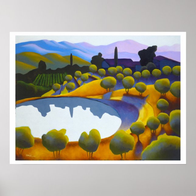 Póster Il Laghetto sotto Bonsi (Frente)