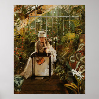 Póster Il Penseroso por John Atkinson Grimshaw 1875