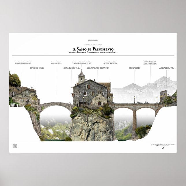 Póster Il Sasso di Passoselvio (Frente)