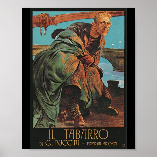 Póster Il Tabarro (Giacomo Puccini) (Frente)