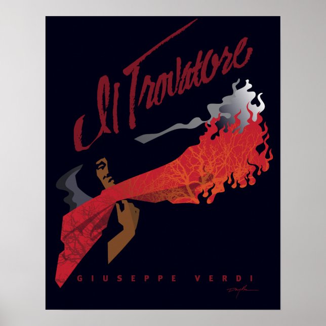 Póster ¡Il Trovatore! (Frente)
