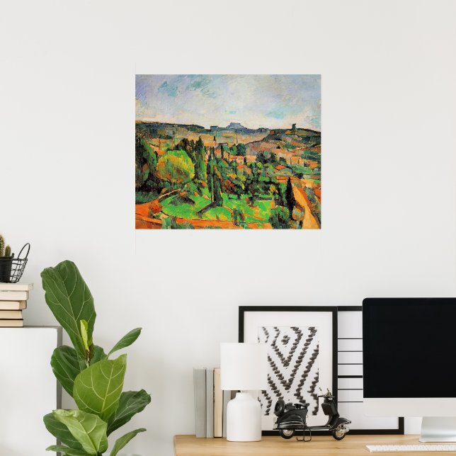 Póster Ile de France Landscape, fine art, (Oficina en casa)