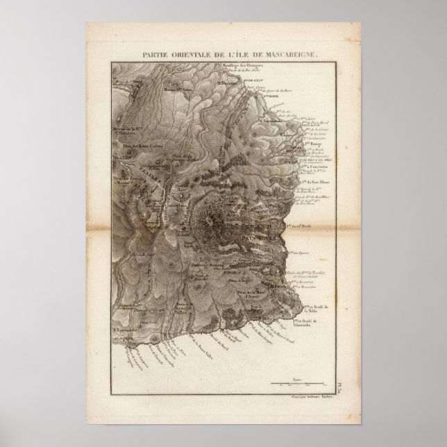 Póster Ile de Mascareigne (Frente)