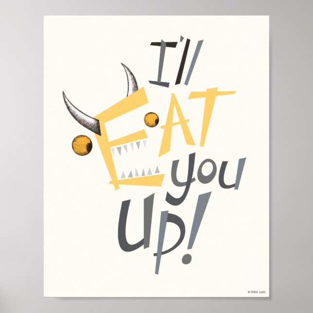 Póster I'll Eat You Up Graphic (Frente)