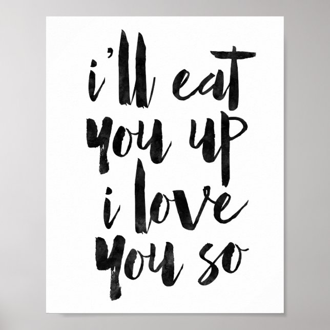 Póster I'll Eat You Up I Love You So (Frente)