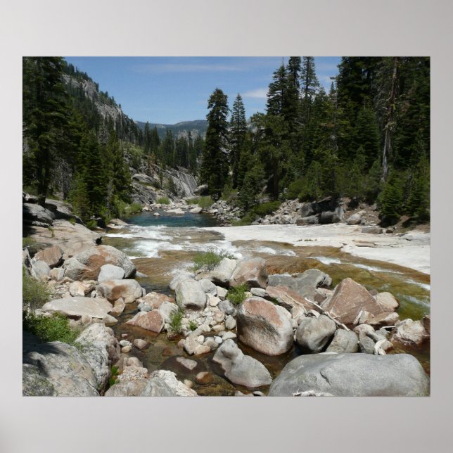 Póster Illilouette Creek en el Parque Nacional Yosemite (Frente)