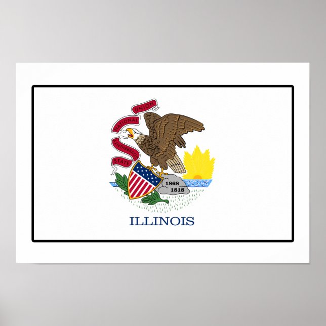 Póster Illinois (Frente)