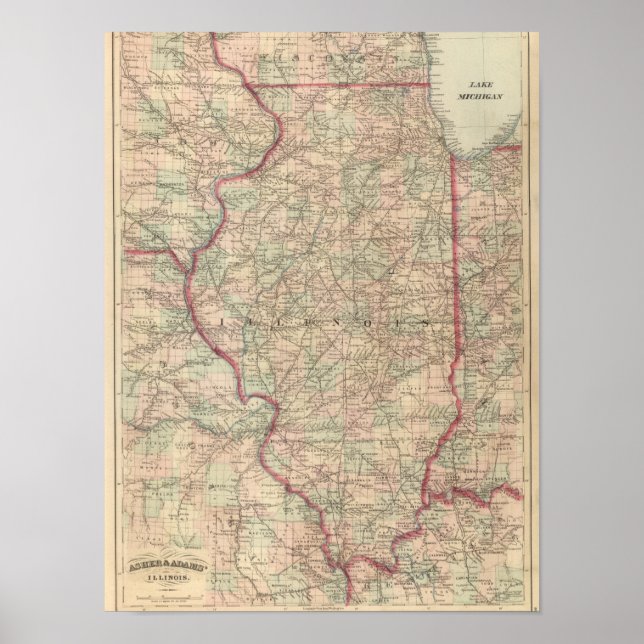 Póster Illinois (Frente)