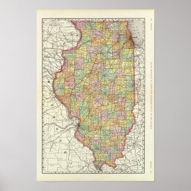 Póster Illinois (Frente)