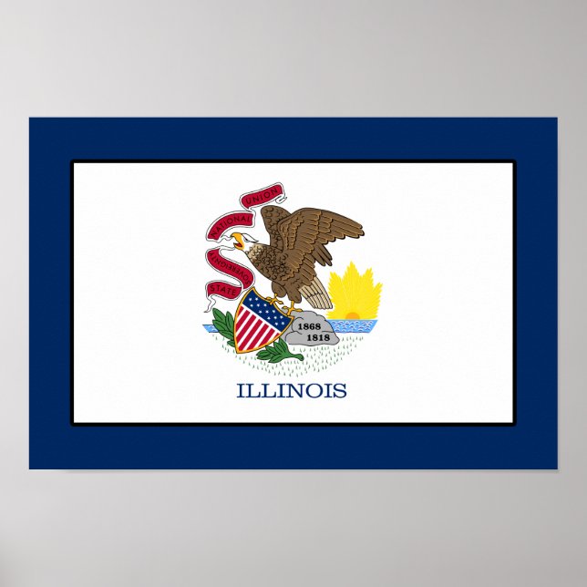 Póster Illinois (Frente)