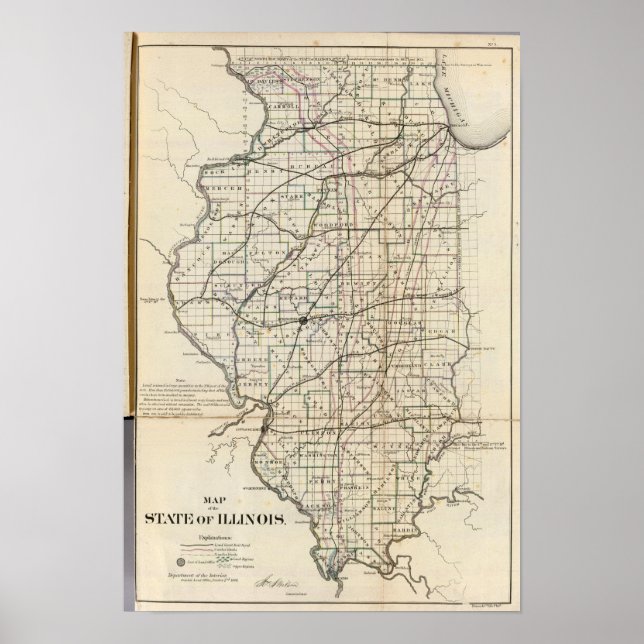 Póster Illinois 10 (Frente)