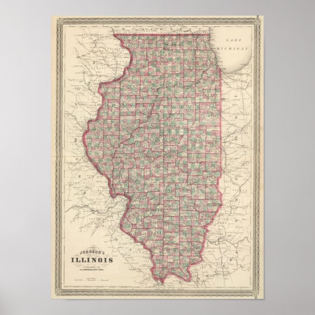 Póster Illinois 3 (Frente)