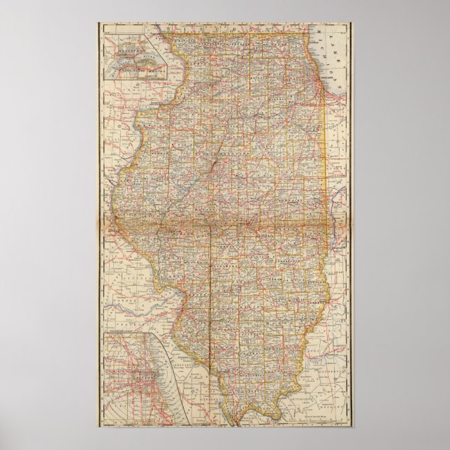 Póster Illinois 4 (Frente)