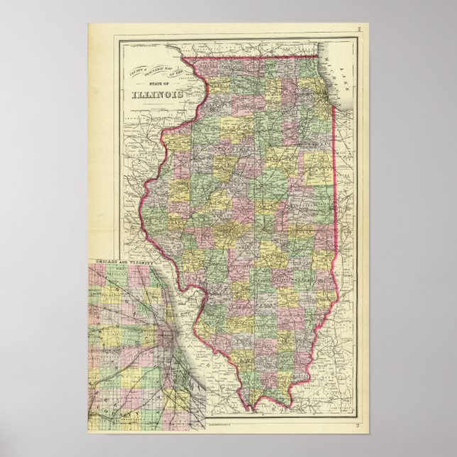 Póster Illinois 9 (Frente)