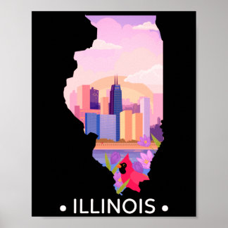 Póster Illinois Poster