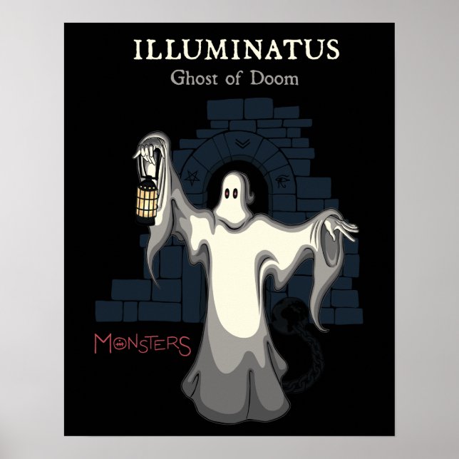 Póster ILLUMINATUS, fantasma de la fatalidad. (serie de m (Frente)